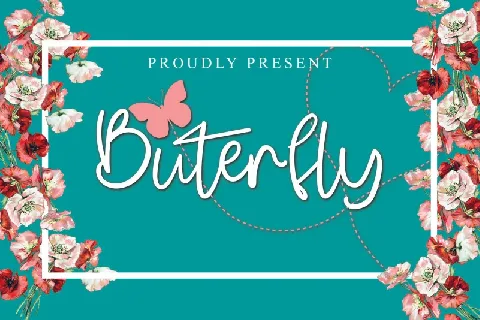 Buterfly font