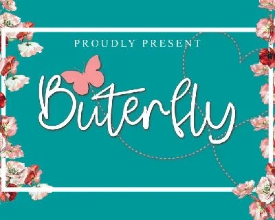 Buterfly font
