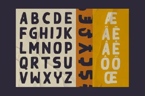 Black Ground Typeface font