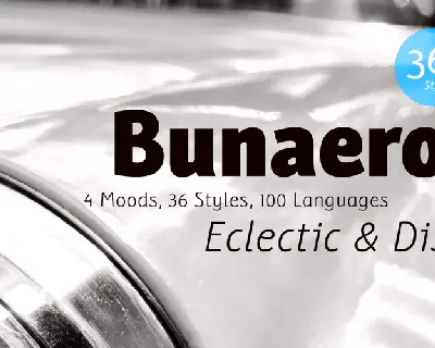 Bunaero Proâ„¢ Family font