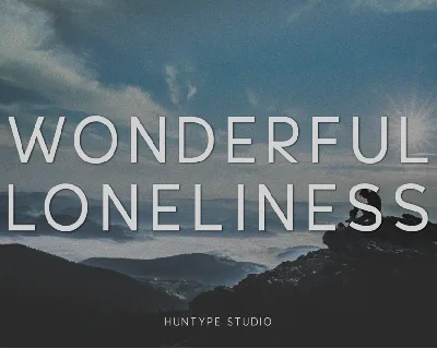 Wonderful Loneliness font