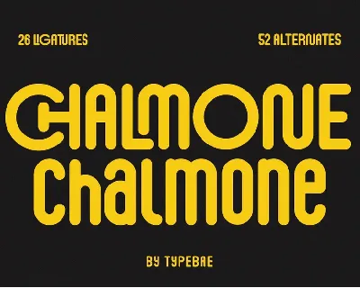 Chalmone font