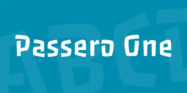 Passero One font