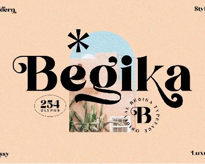 Begika font