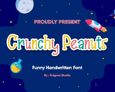 Crunchy Peanuts font