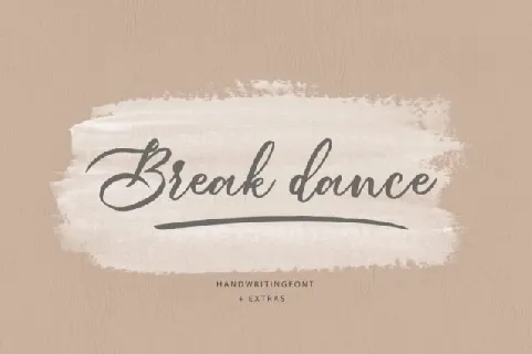 Break Dance Script font