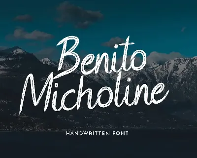 Benito Micholine font