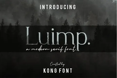 Luimp Serif font