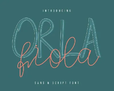 Orla Fiola Duo font