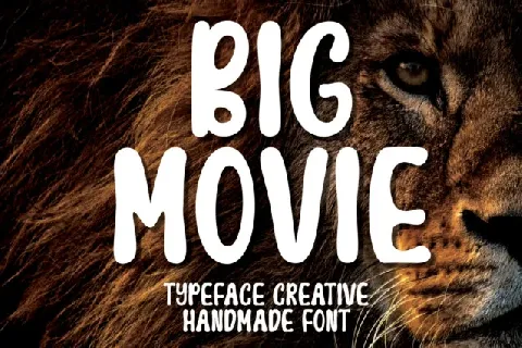 Big Movie Display font