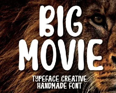 Big Movie Display font