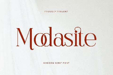 Modasite font