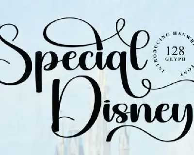Special Disney font