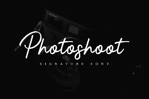 Photoshoot font