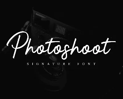 Photoshoot font