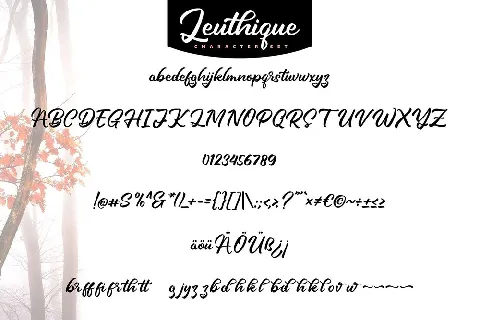 Leuthique font