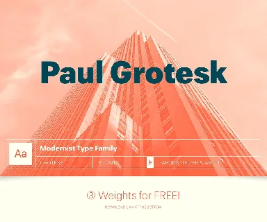 Paul Grotesk font