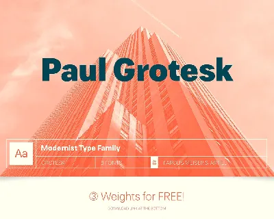 Paul Grotesk font