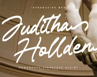 Juditha Hollden font