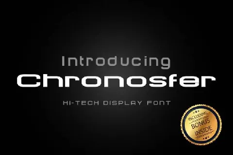 Chronosfer Display font