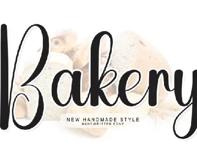 Bakery Handwritten font