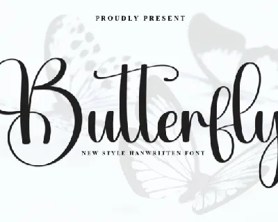 Butterfly Typeface font