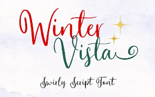 Winter Vista font