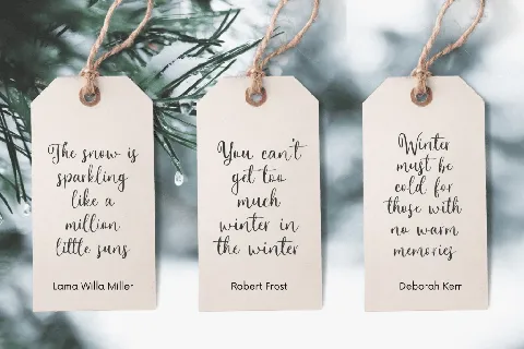 Winter Vista font