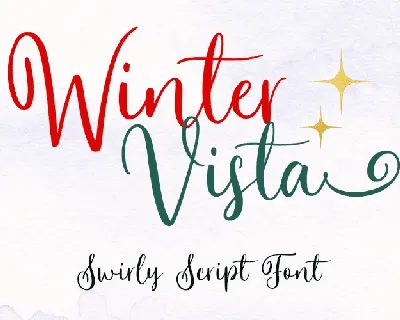 Winter Vista font