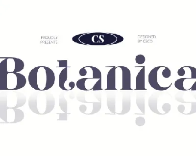 CS Botanica font