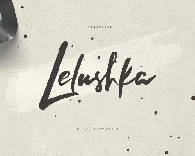 Lelushka Script font