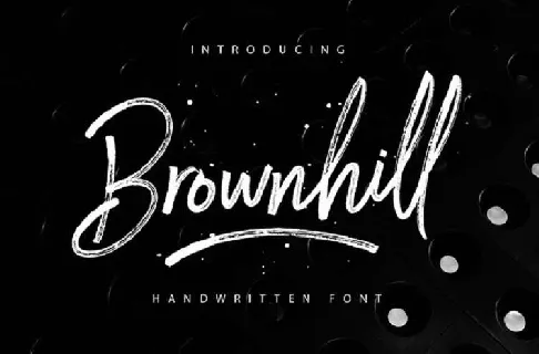 Brownhill font