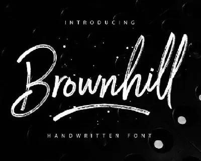 Brownhill font