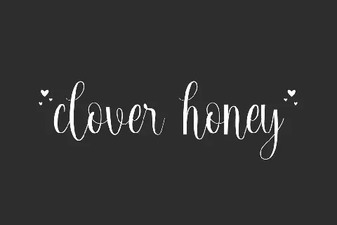 Clover Honey Demo font