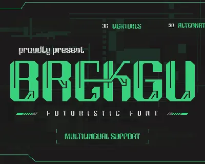 BREKGUtrial font