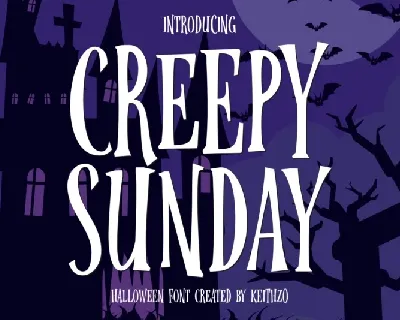 Creepy Sunday font