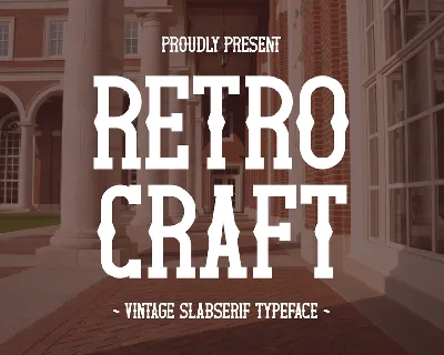 Retro Craft font