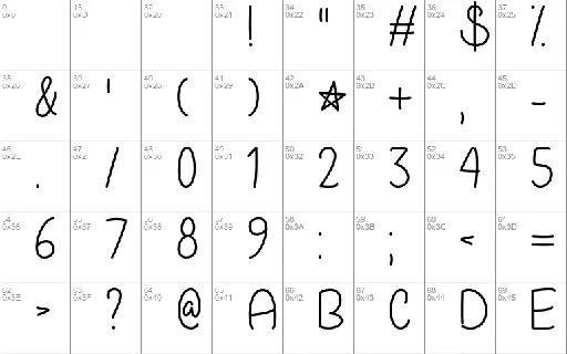 Galaxy Boy font