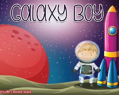 Galaxy Boy font