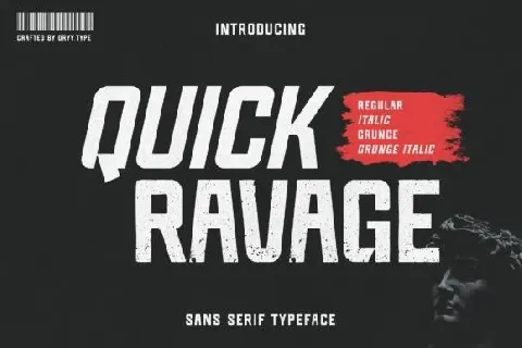 Quick Ravage font