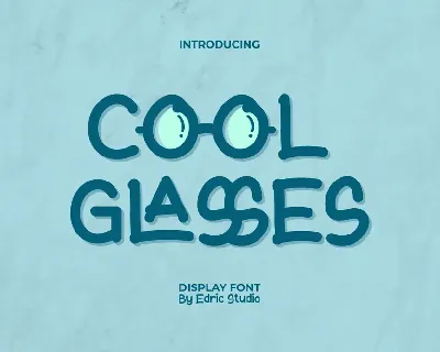 Cool Glasses font