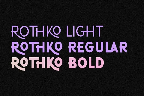 ROTHKO font