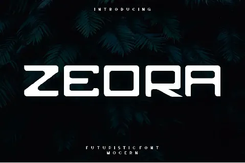 zeora font