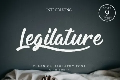 Legilature Script font