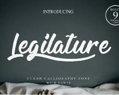 Legilature Script font