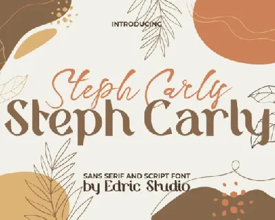 Steph Carly Duo font