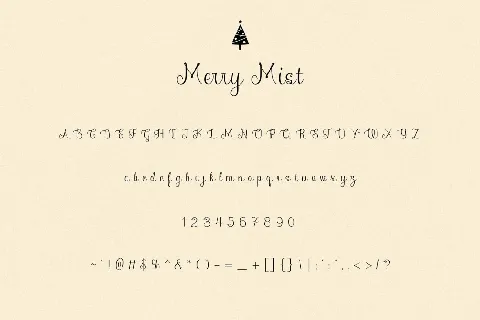 Merry Mist font