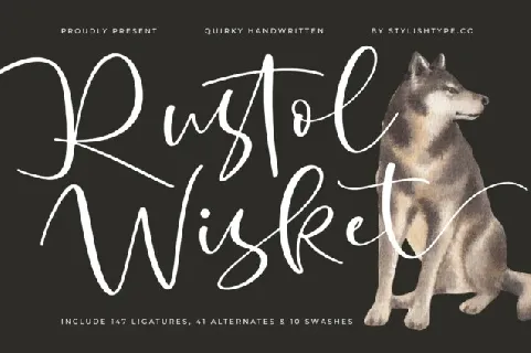 Rustol Wisket font