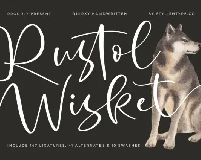 Rustol Wisket font