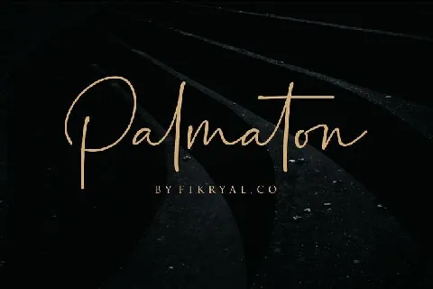 Palmaton Handwritten font